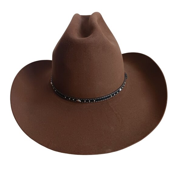 Men's sz 7 Vintage Resistol Stagecoach 1970's Cowboy Hat Western Rancher 1978 - Picture 4 of 14